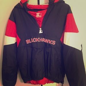 COPY - Kids XL Blackhawks Starter jacket